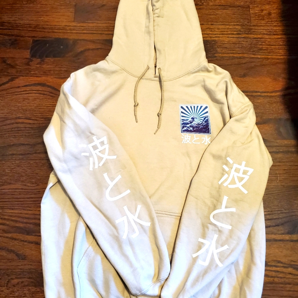 Urbanoutfitters "Neon Riot" Japanese Wave Hoodie